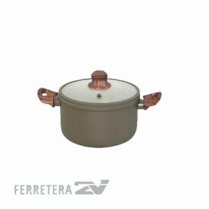 CACEROLA 24 cm. ANTIADHERENTE FORJADO LISBOA*