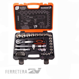 SET DE BOCALLAVES PROFESIONAL DE 1/2 42 PZAS *