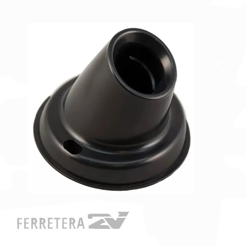 Porta lampara Receptaculo 1 Pieza Curvo Negro *