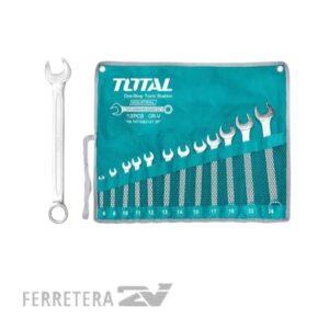 Set llaves combinadas 12Pcs 6-24mm INDUSTRIAL  TOTAL*
