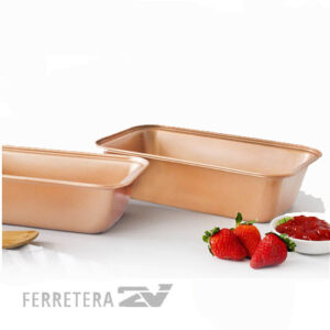 MOLDE BUDIN INGLES 27 cm. COBRE*