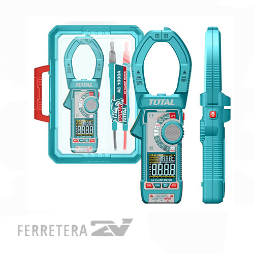 Pinza Amprometrica Digital AC 1000A INDUSTRIAL  TOTAL*