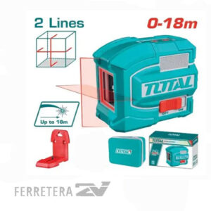 Nivel Laser rojo 0-18m INDUSTRIAL TLL156503 TOTAL*