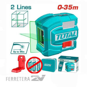 Nivel laser verde 0-35m INDUTRIAL TLL156601 TOTAL*