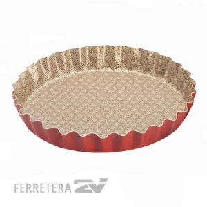 TARTERA ANTIADHERENTE BORDO 28 CM.*