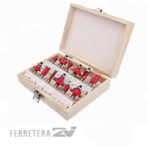 Juego Fresa 12 pcs.p/ Madera*