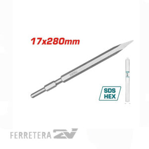 Cincel punta 17x280mm Hexagonal TAC153171 TOTAL *