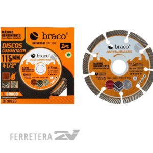 DISCO DIAMANTADO 3 EN 1 X 115  mm.*